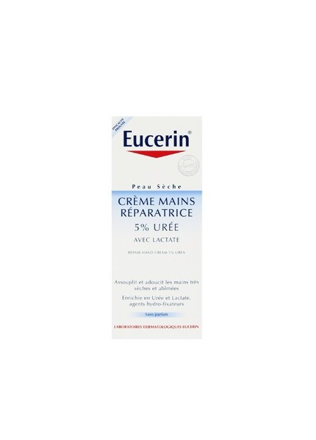 EUCERIN UREAREPAIR PLUS, Crème Mains 5% d’Urée - 75 ml