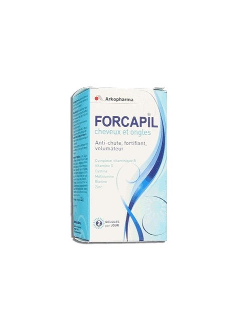 FORCAPIL Cheveux et Ongles. Boîte 60 Gél