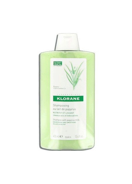 KLORANE Shampooing Nutritif et Lissant au Lait de Papyrus - 400 ml
