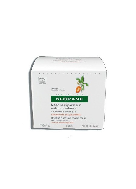 KLORANE Masque Réparateur Nutrition Intense au Beurre de Mangue - 150 ml