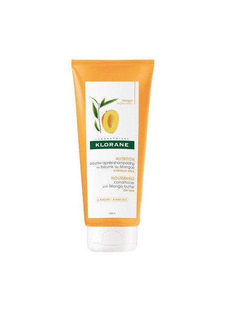 KLORANE MANGUE Baume Après-Shampooing. Tube 200 ml