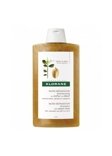 KLORANE DATTIER, Shampooing Nutritif et Réparateur - 400 ml