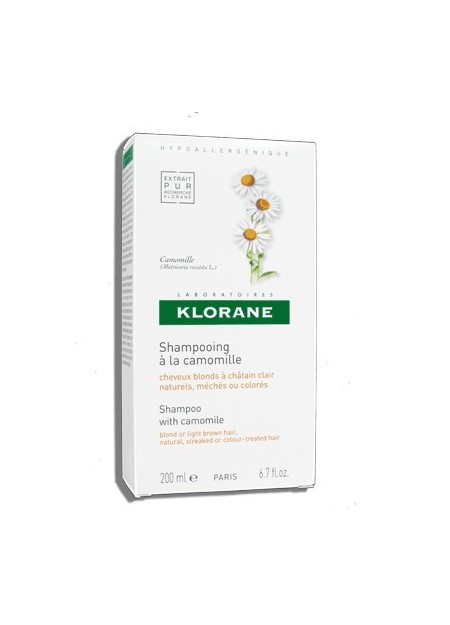 KLORANE Shampooing à la Camomille Blondissant et Illuminateur - 200 ml