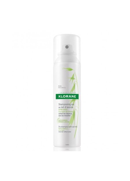 KLORANE Shampooing Sec Extra-doux au Lait d'Avoine - Spray 150 ml