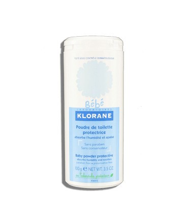 Klorane Bebe Poudre De Toilette Protectrice Poudreuse 100 G Paradialy