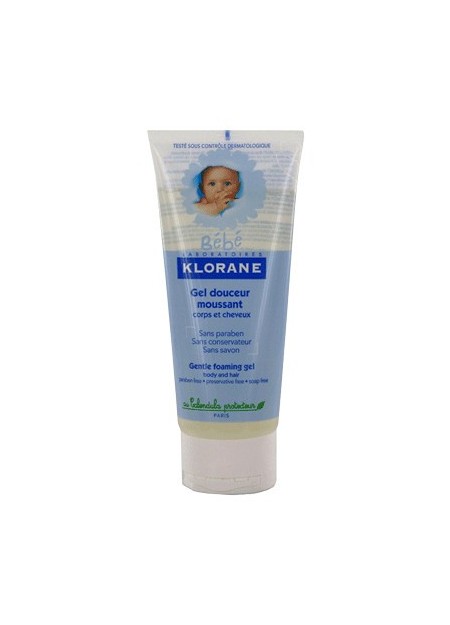 KLORANE BEBE Gel Douceur Moussant Corps et Cheveux - 200 ml