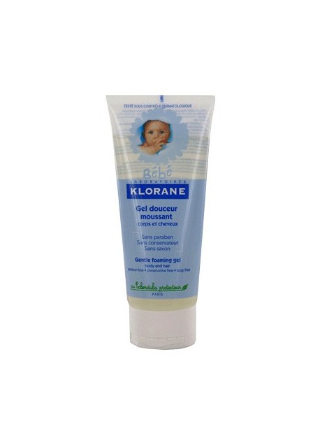 KLORANE BEBE Gel Douceur Moussant Corps et Cheveux - 200 ml