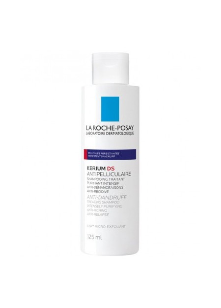 LA ROCHE-POSAY KERIUM DS, Shampooing-Cure Antipelliculaire Intensif - 125 ml