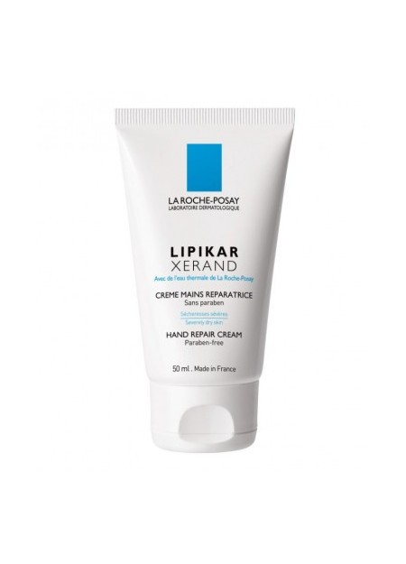 LA ROCHE-POSAY LIPIKAR XERAND, Crème Mains Réparatrice - 50 ml